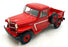 BOS Models 1/18 Scale Resin BOS267 - Jeep Pick-up Truck - Red