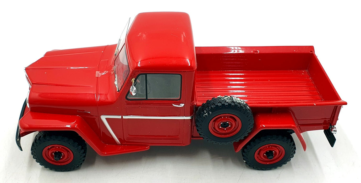 BOS Models 1/18 Scale Resin BOS267 - Jeep Pick-up Truck - Red