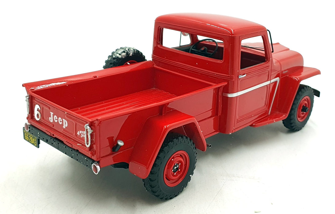 BOS Models 1/18 Scale Resin BOS267 - Jeep Pick-up Truck - Red
