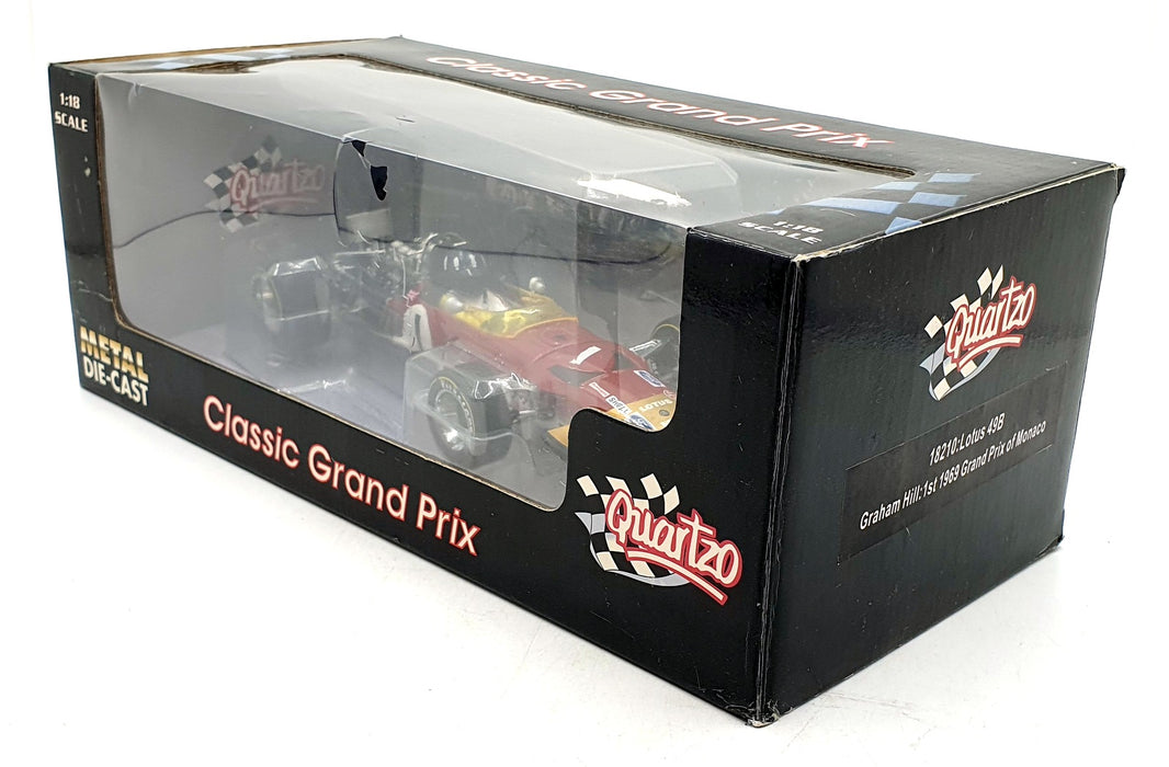 Quartzo 1/18 Scale Diecast 18210 - F1 Lotus 49B 1st #1 G.Hill Monaco GP 1969