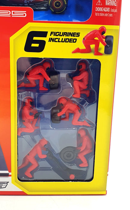 Burago 1/43 Scale 18-36865 - F1 Ferrari SF-25 Pit Pass Diorama 2025 #16 Leclerc
