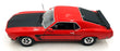 Welly 1/18 Scale Diecast 201026E - 1969 Ford Mustang Boss 302 - Red/Black