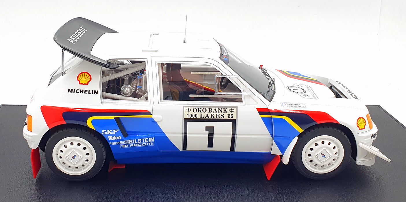 Top Marques 1/12 Scale TMR1262D Peugeot 205 T16 1986 #1 1000 Lakes Salonen