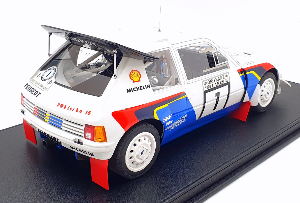 Top Marques 1/12 Scale TMR1262D Peugeot 205 T16 1986 #1 1000 Lakes Salonen