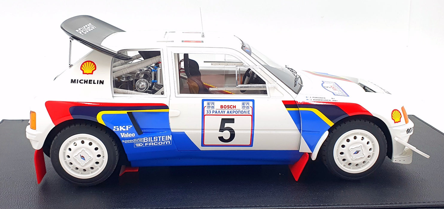 Top Marques 1/12 Scale TMR1262B Peugeot 205 T16 1986 #5 Acropolis Kankkunen