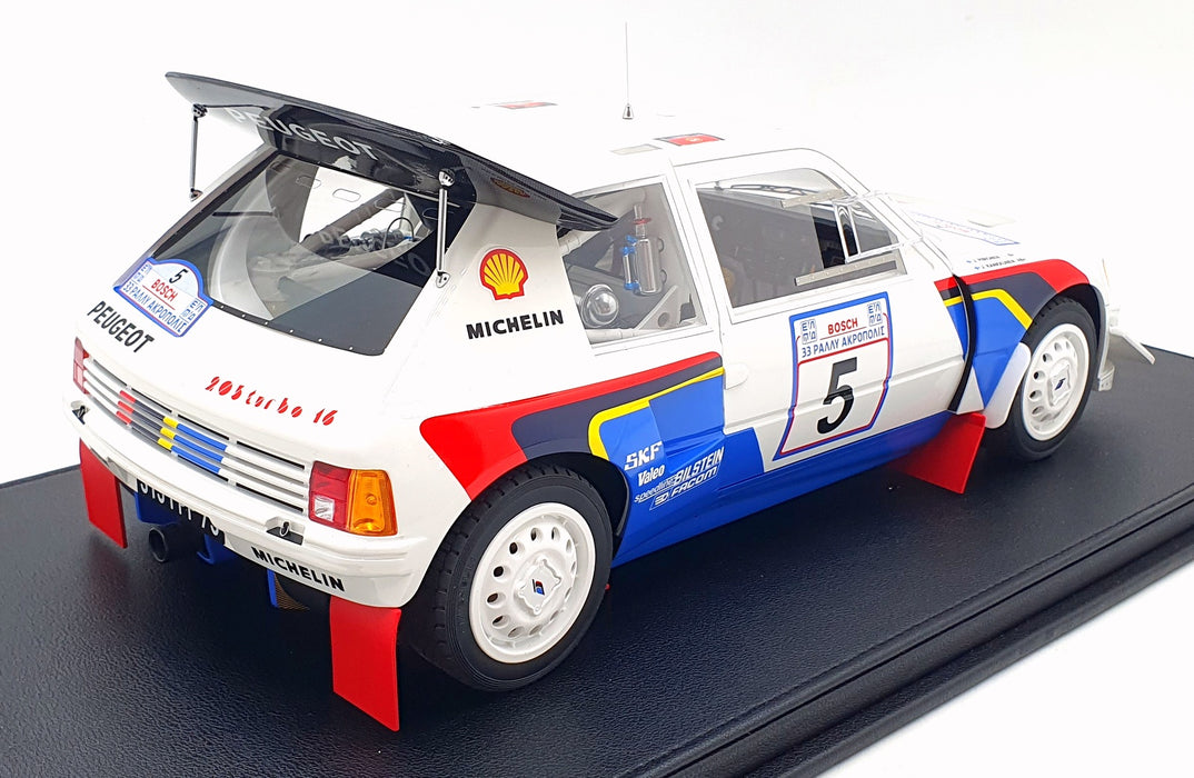Top Marques 1/12 Scale TMR1262B Peugeot 205 T16 1986 #5 Acropolis Kankkunen