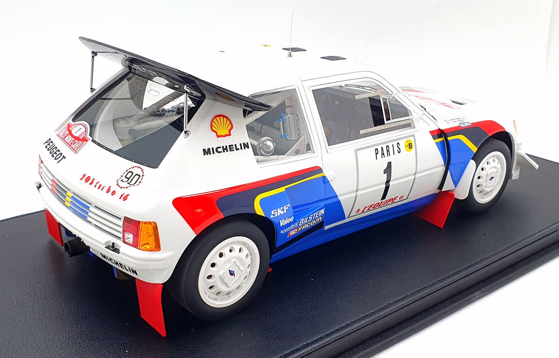 Top Marques 1/12 Scale TMR1262A Peugeot 205 T16 1986 #1 Monte Carlo Salonen