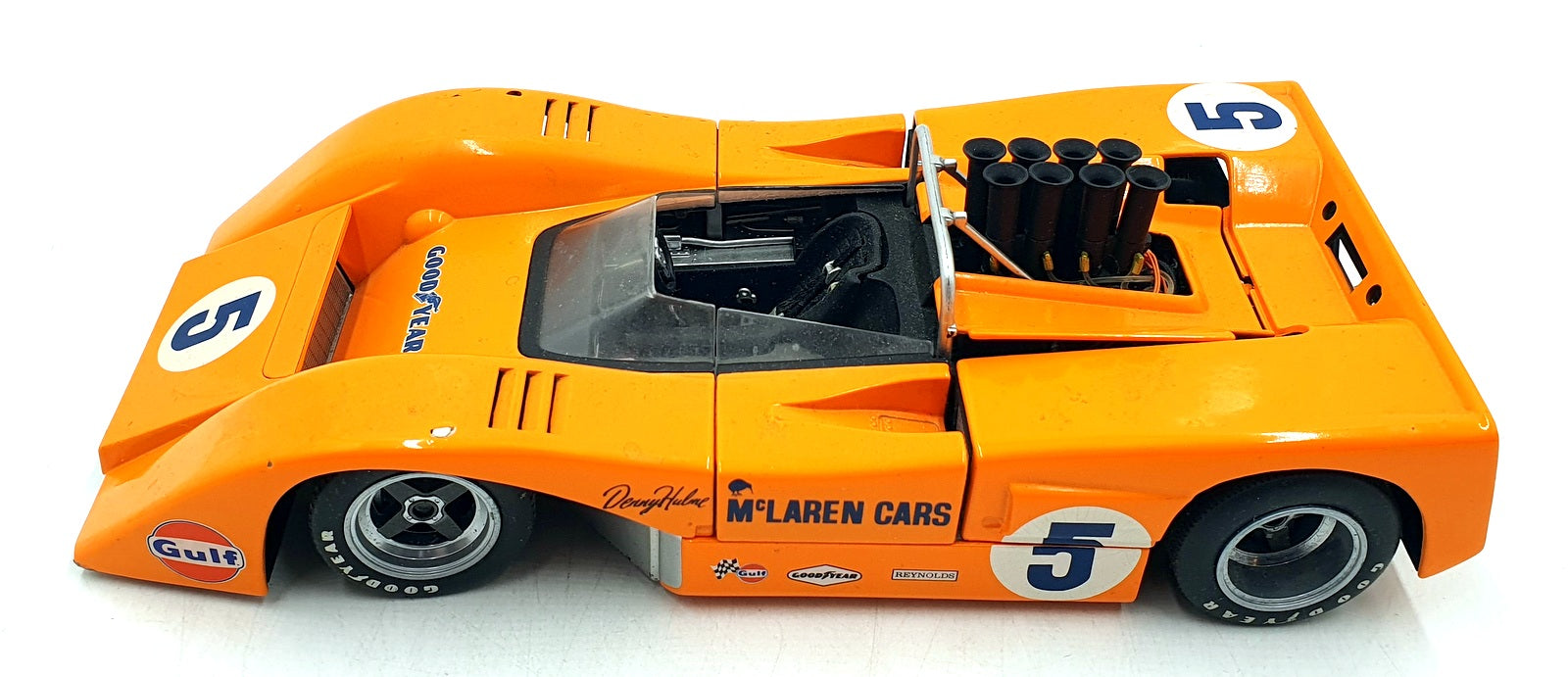 GMP 1/18 Scale 201026J - McLaren M8B High Wing Denny Hulme #5 Orange