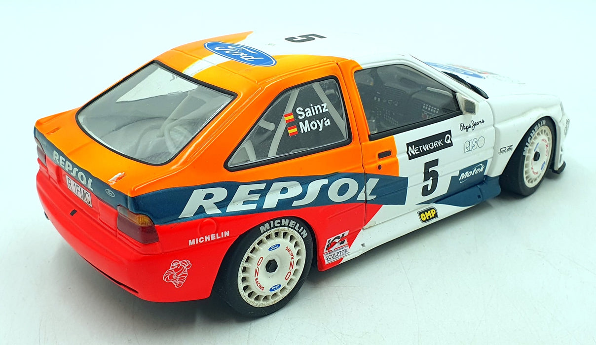 UT 1/18 Scale Diecast 201026G - Ford Escort Cosworth WRC #5 Repsol 1997