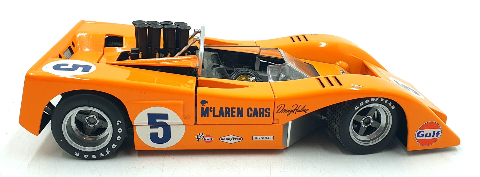 GMP 1/18 Scale 201026N - McLaren M8B High Wing Denny Hulme #5 Orange