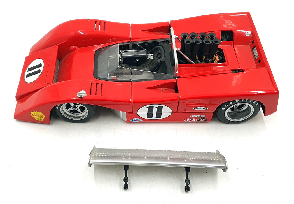 GMP 1/18 Scale Diecast 201026R - McLaren M8B Low Wing #11 - Red