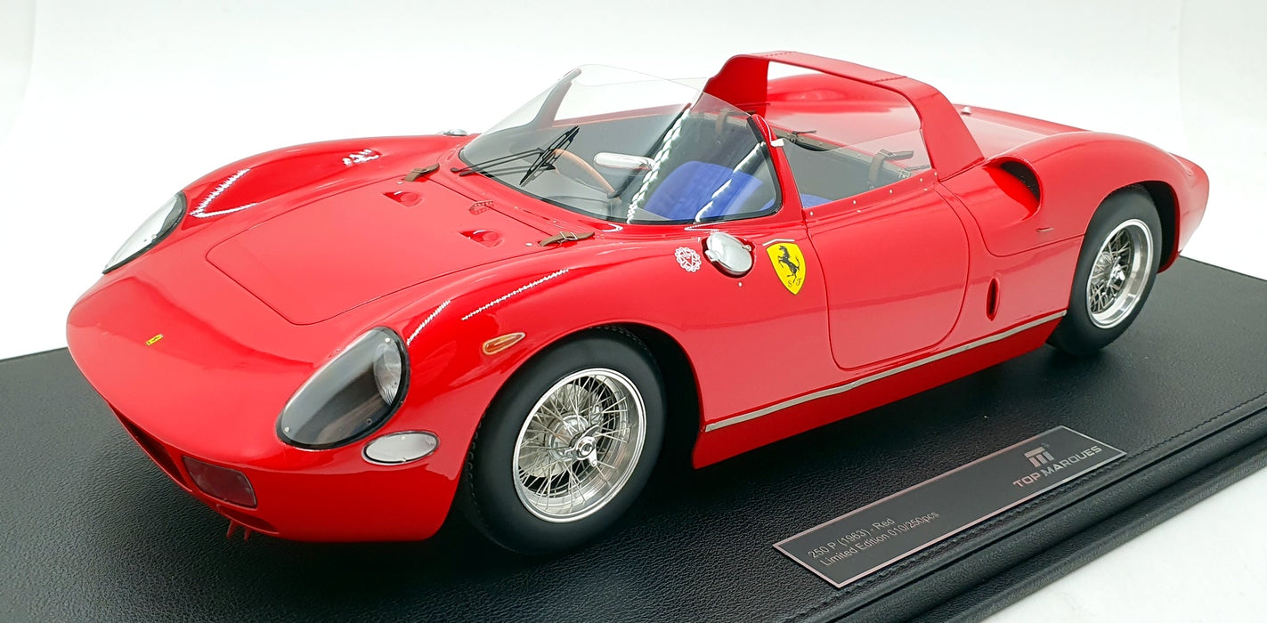Top Marques 1/12 Scale TMR1264D - Ferrari 250 P 1963 - Red