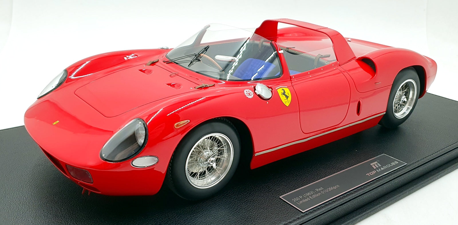 Top Marques 1/12 Scale TMR1264D - Ferrari 250 P 1963 - Red