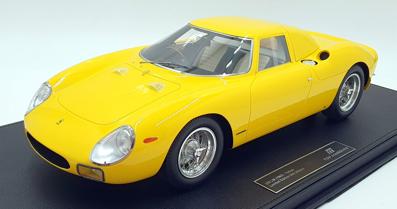 Top Marques 1/12 Scale TMR1261D - Ferrari 250 LM 1965 - Yellow