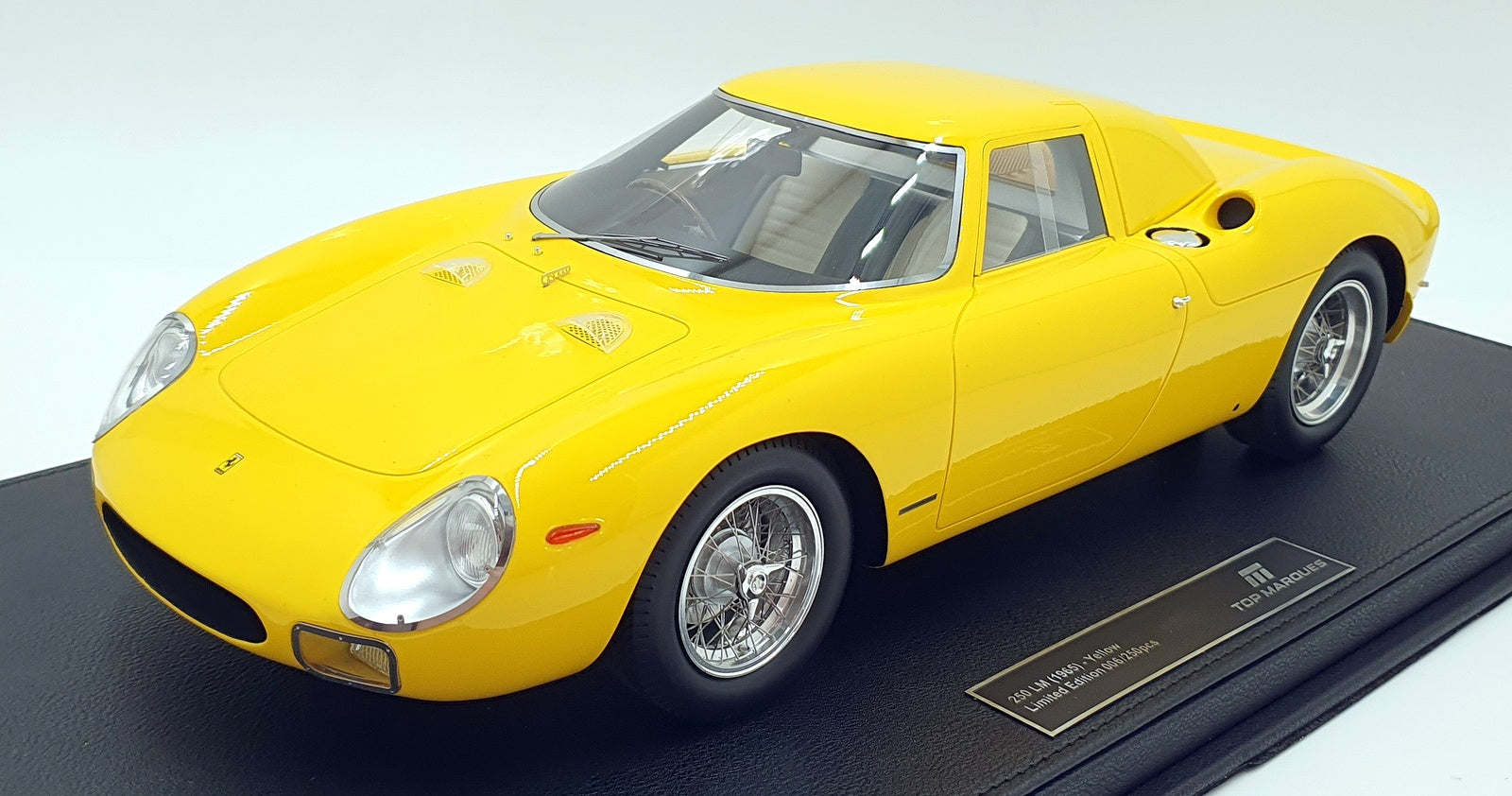 Top Marques 1/12 Scale TMR1261D - Ferrari 250 LM 1965 - Yellow