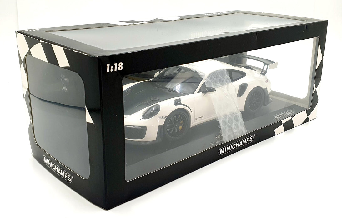 Minichamps 1/18 Scale 155 068310 - Porsche 911 GT2 RS 2018 White
