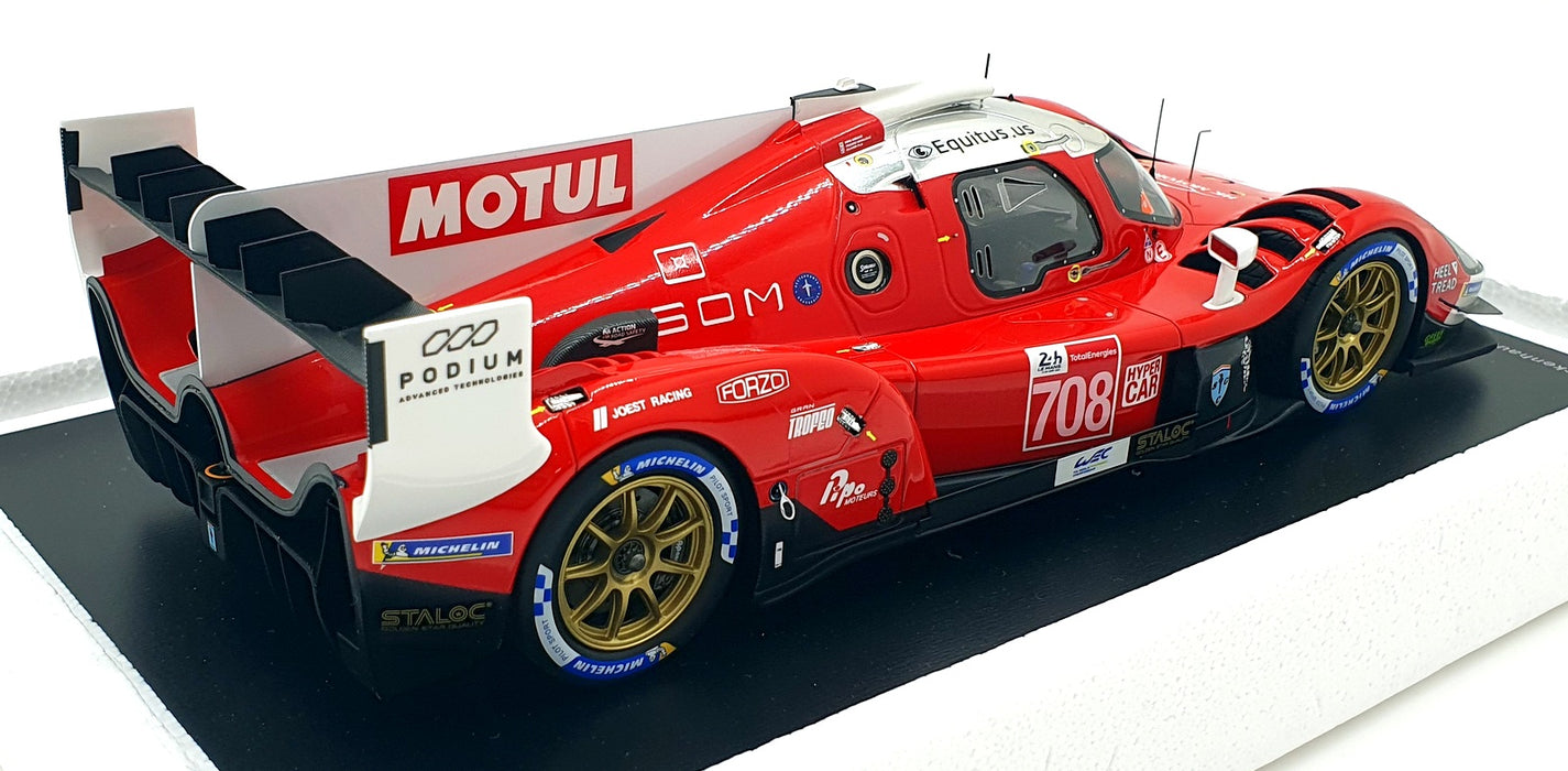 Spark 1/18 Scale 18S692 - Glickenhaus 007 LMH #708 4th 24H Le Mans 2021