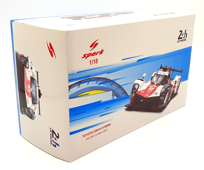 Spark 1/18 Scale 18S690 - Toyota GR010 Hybrid #8 2nd Le Mans 2021