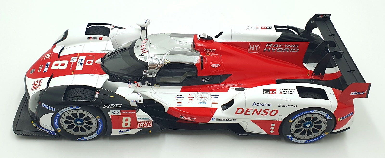 Spark 1/18 Scale 18S690 - Toyota GR010 Hybrid #8 2nd Le Mans 2021