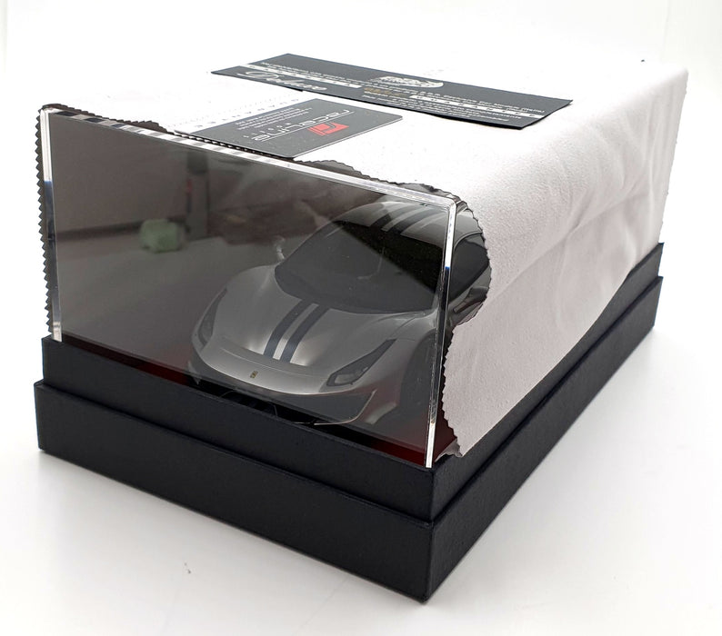 BBR 1/18 Scale Resin P18145BDL - Ferrari 488 Pista Salone Di Ginevra 2018 Grey