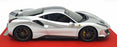 BBR 1/18 Scale Resin P18145BDL - Ferrari 488 Pista Salone Di Ginevra 2018 Grey