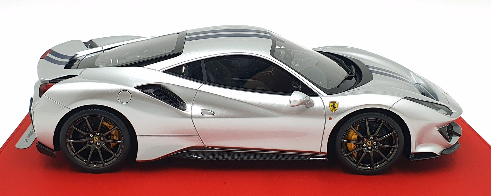 BBR 1/18 Scale Resin P18145BDL - Ferrari 488 Pista Salone Di Ginevra 2018 Grey