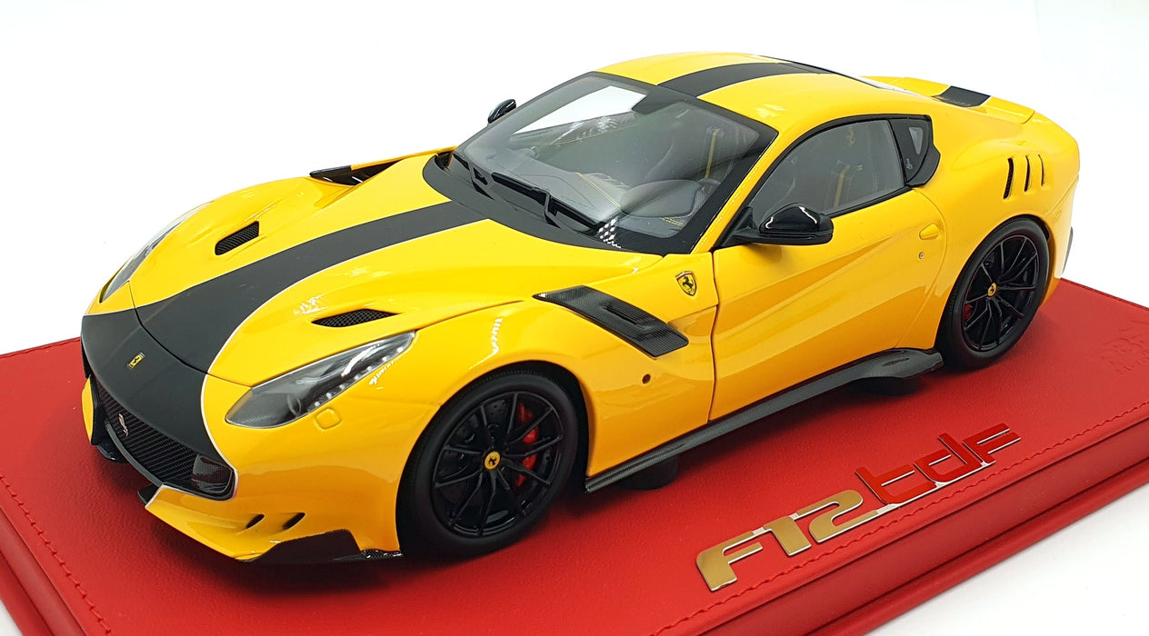 BBR 1/18 Scale Resin 182106B - Ferrari F12 TDF - Modena Yellow/Black
