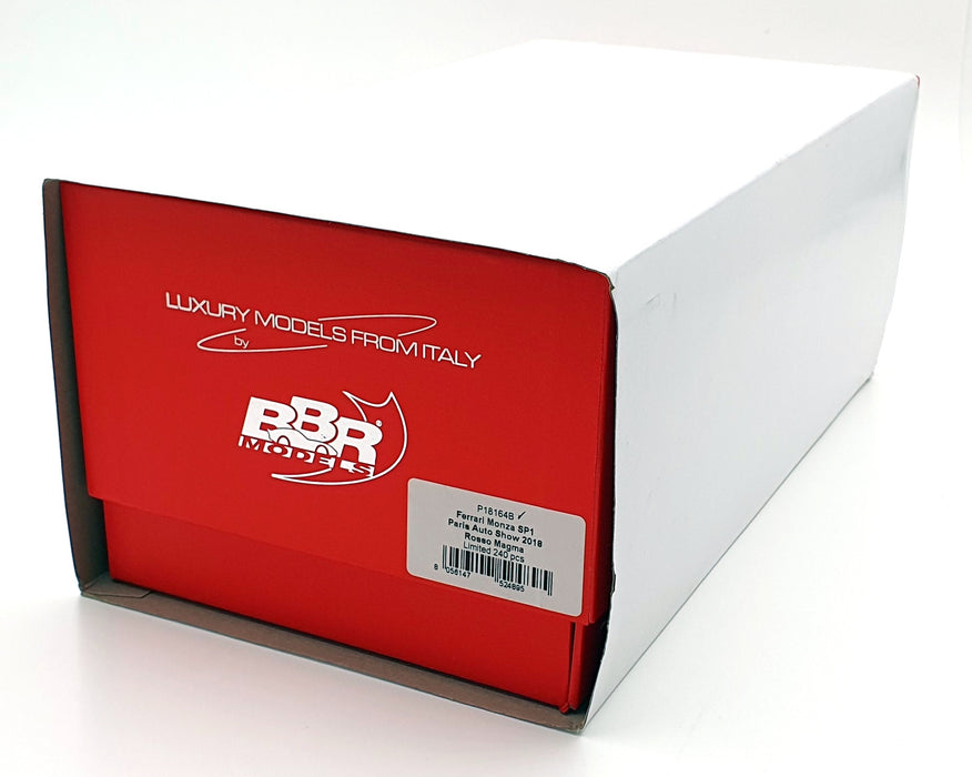 BBR 1/18 Scale Resin P18164B Ferrari Monza SP1 Paris Auto Show 2018 Rosso Magma