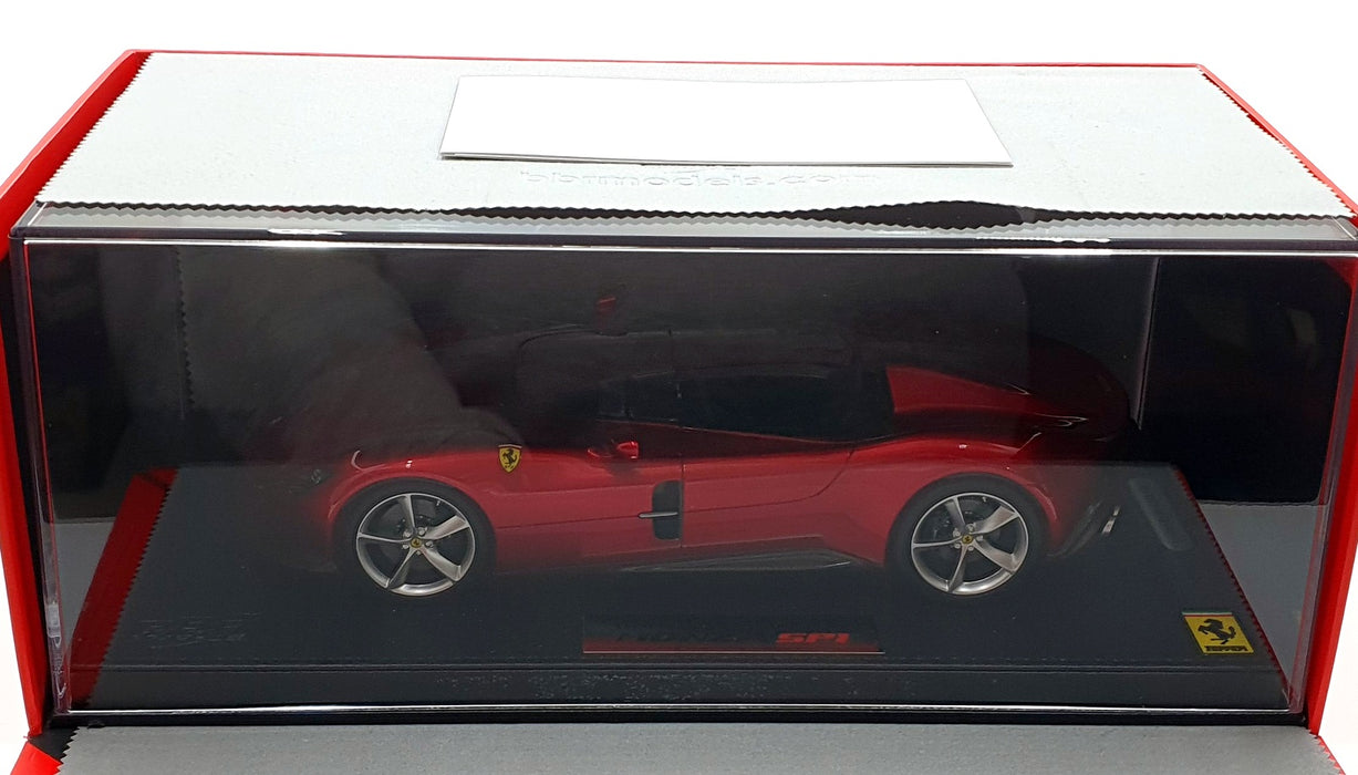 BBR 1/18 Scale Resin P18164B Ferrari Monza SP1 Paris Auto Show 2018 Rosso Magma
