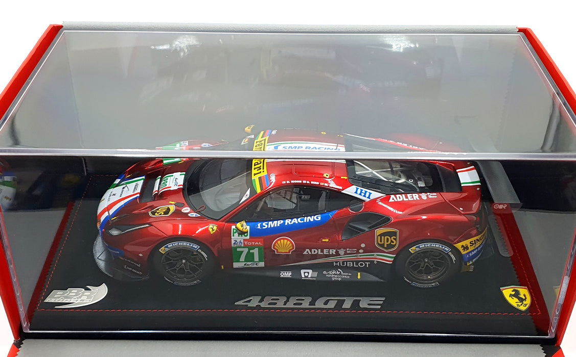 BBR 1/18 Scale Resin P18153B - Ferrari 488 GTE Le Mans 2018 AF Course #71