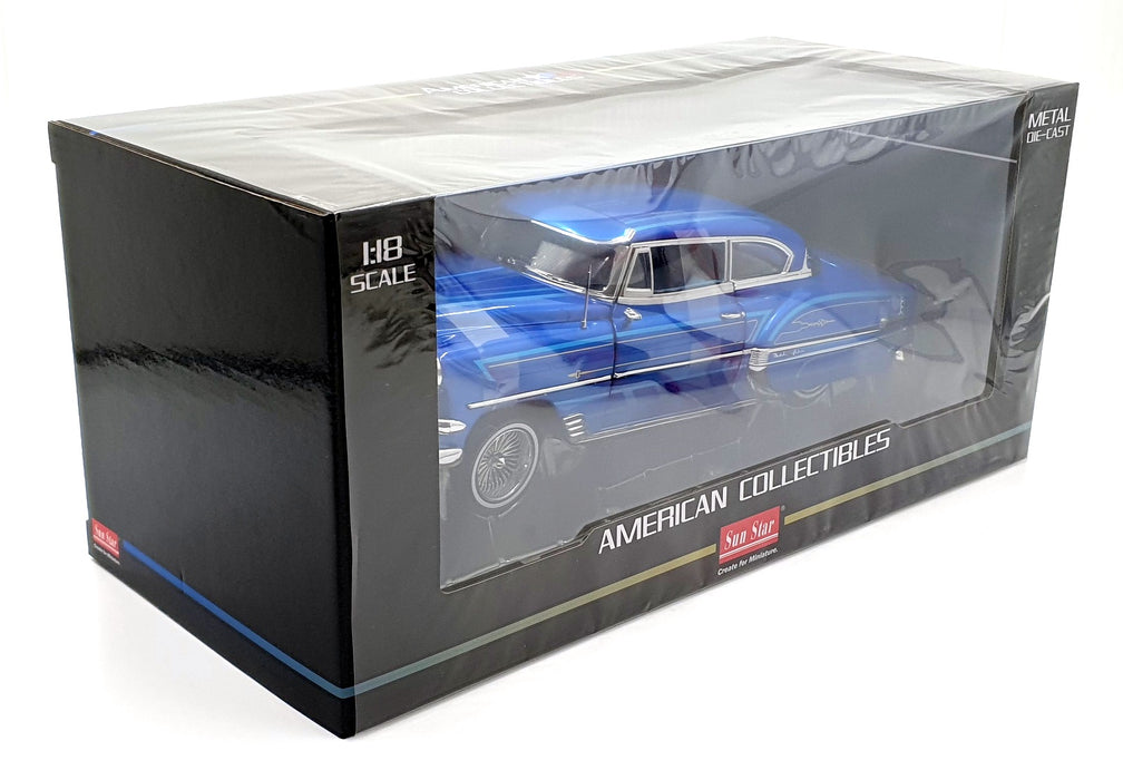 Sun Star 1/18 Scale Diecast 1721 - 1954 Chevrolet Bel Air Lowrider - Blue