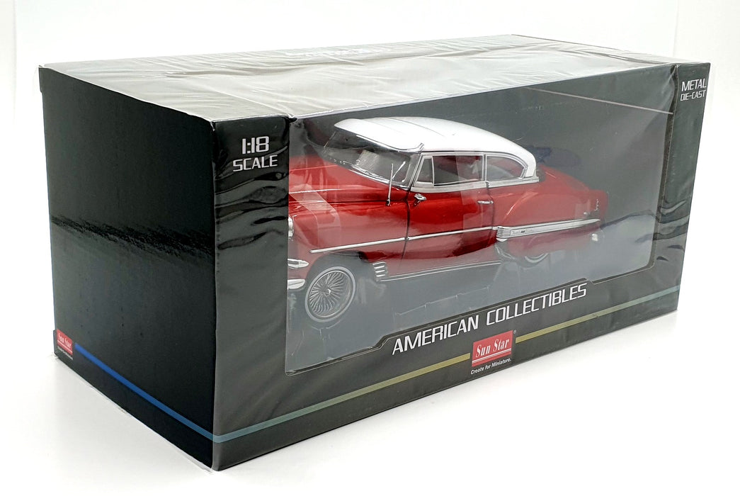 Sun Star 1/18 Scale Diecast 1722 - 1954 Chevrolet Bel Air Lowrider - Red