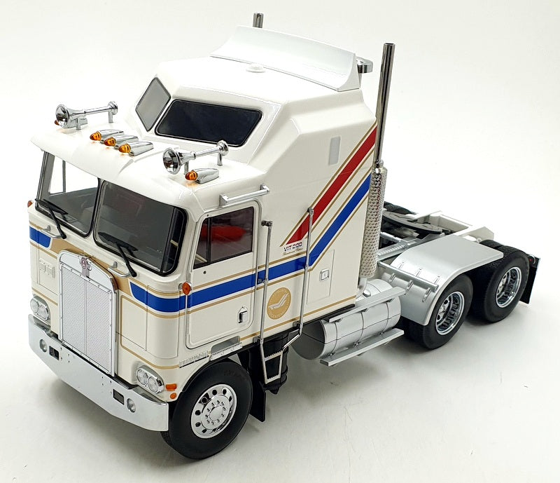 KK Scale Road Kings 1/18 Scale RK180145 - Kenworth K100 Aerodyne 1976 - White