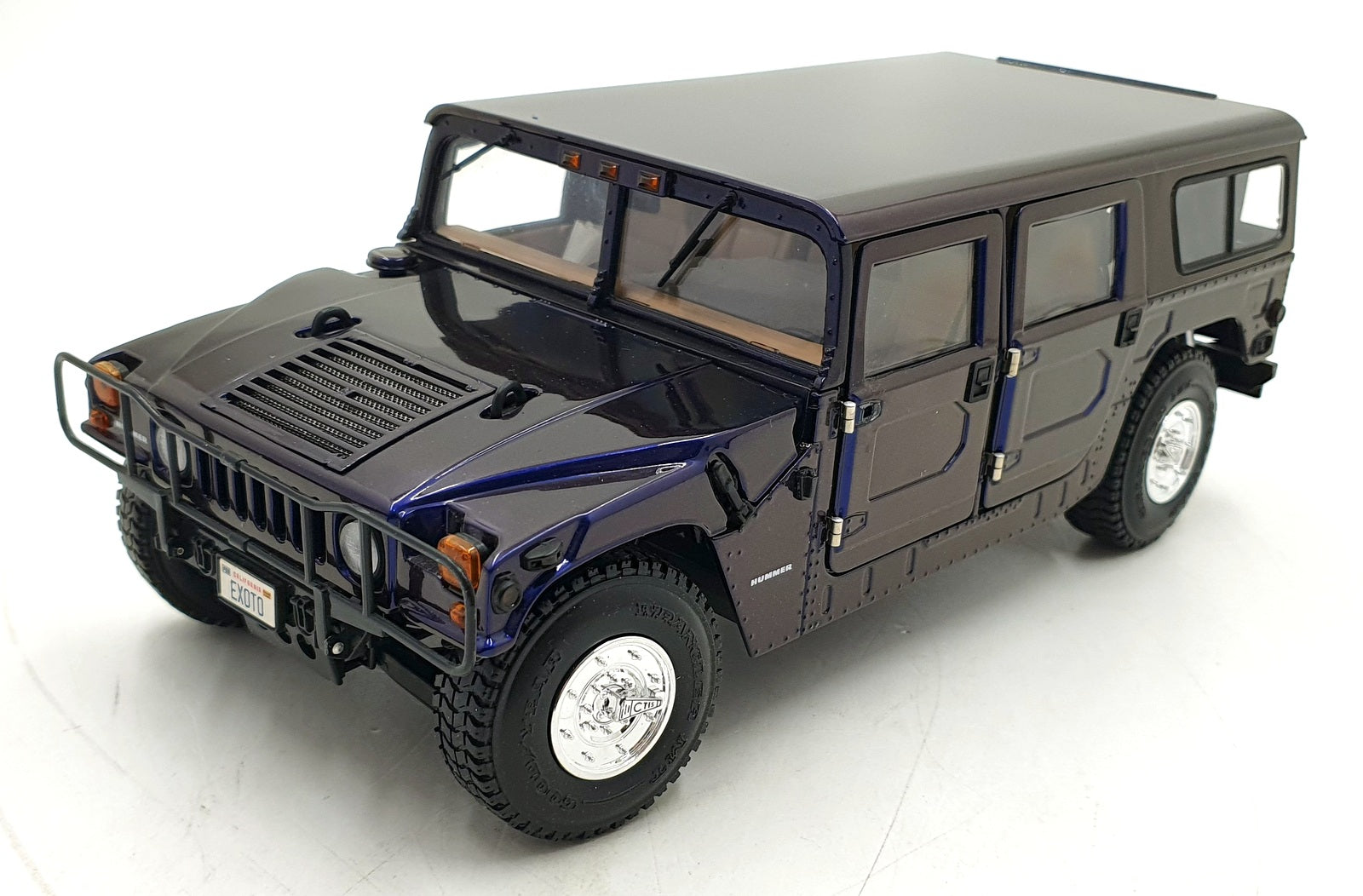 Exoto 1/18 Scale Diecast DC24124L - Hummer Humvee - Standox Purple — R ...
