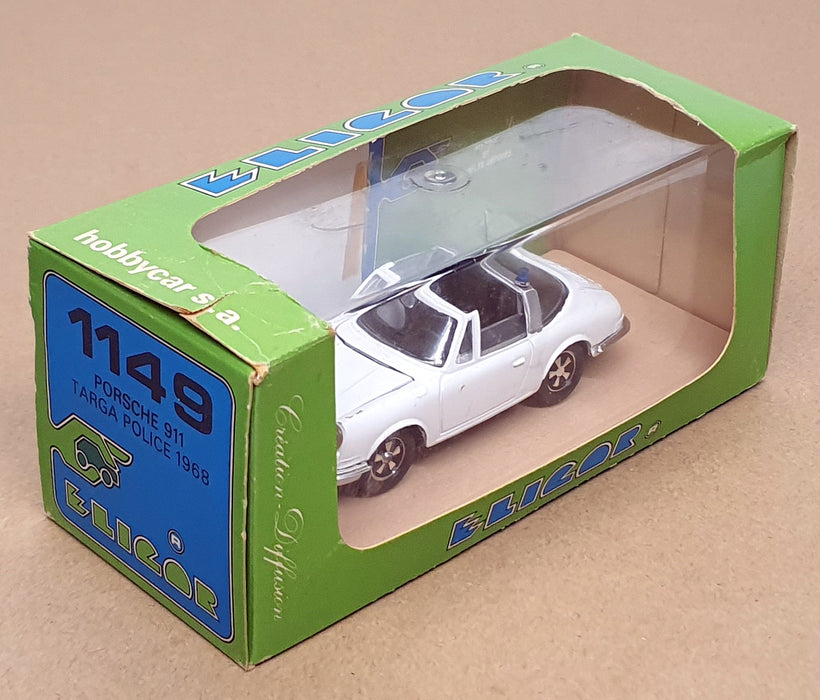 Eligor 1/43 Scale Diecast 1149 - 1968 Porsche 911 Targa Police Car - White