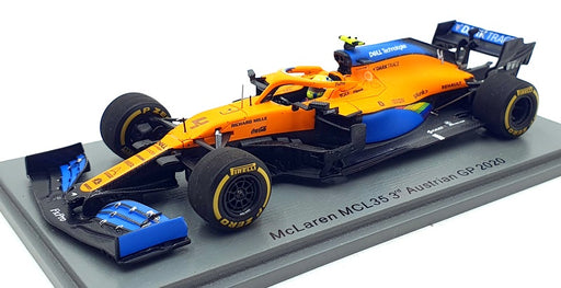 Spark 1/43 Scale S6469 - McLaren MCL35 3rd Austrian GP F1 2020 #4 L.Norris