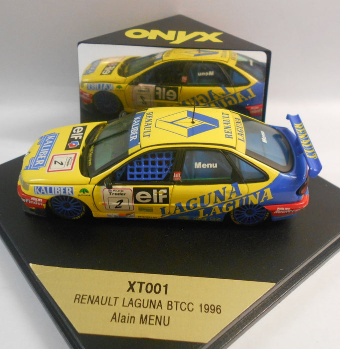 Onyx 1/43 Scale - XT001 RENAULT LAGUNA 1996 A.MENU BTCC