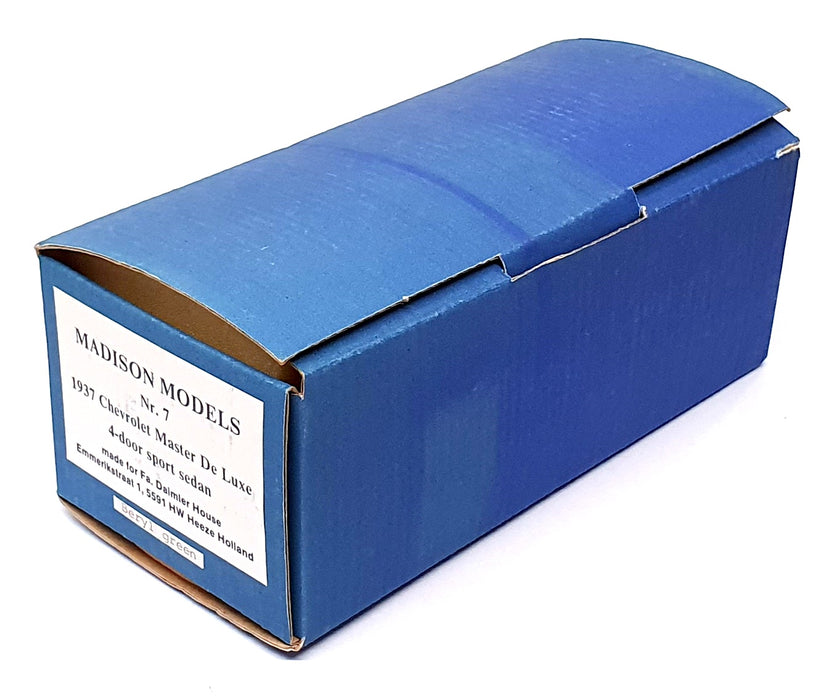 Madison Models 1/43 Scale Nr. 7 1937 Chevrolet Master Deluxe 4D SS - Beryl Green