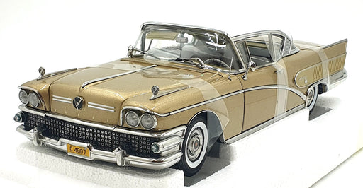 Sun Star 1/18 Diecast 4807 - 1958 Buick Limited Riviera Coupe - Gold