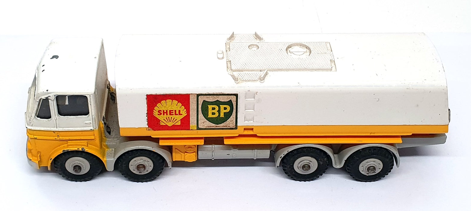 Dinky Supertoys Original Model - 944 Leyland Shell BP Fuel Tanker - White/Yellow