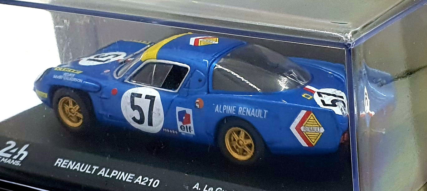 Altaya 1/43 Scale IXC.LMN.F.027 Renault Alpine A210 #57 1968 Le Guellec/Serpaggi