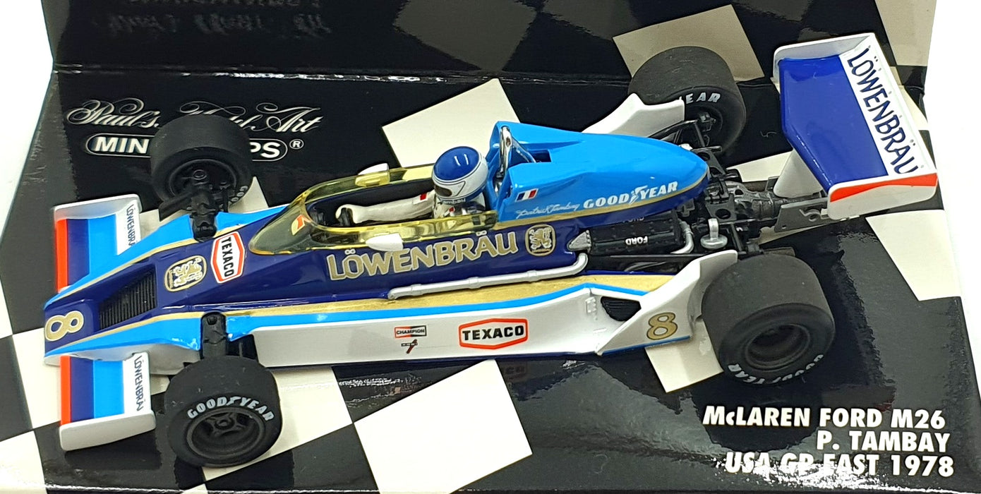 Minichamps 1/43 Scale 530 784398 - F1 McLaren Ford M26 #8 US GP East 1978