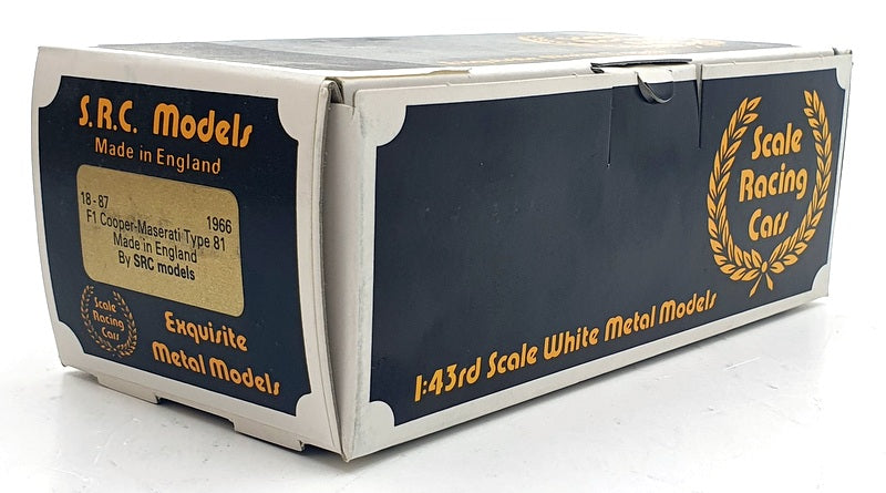 S.R.C. Models 1/43 Scale Unbuilt Kit 18-87 - 1966 F1 Cooper-Maserati Type 81