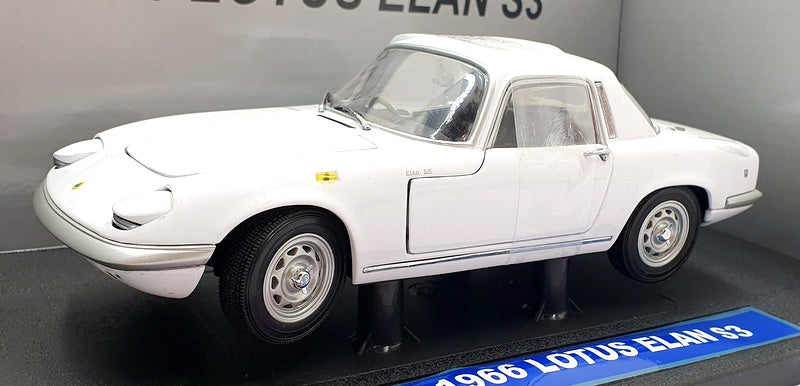 Sun Star 1/18 Scale 4071 - 1966 Lotus Elan S3 Coupe - Cirrus White