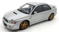 Autoart 1/18 Scale Diecast DC19923B - Subaru Impreza New Age STi - Silver