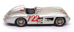 Western Models 1/43 Scale 23126A - Mercedes Benz 300 SLR Race Car - Silver