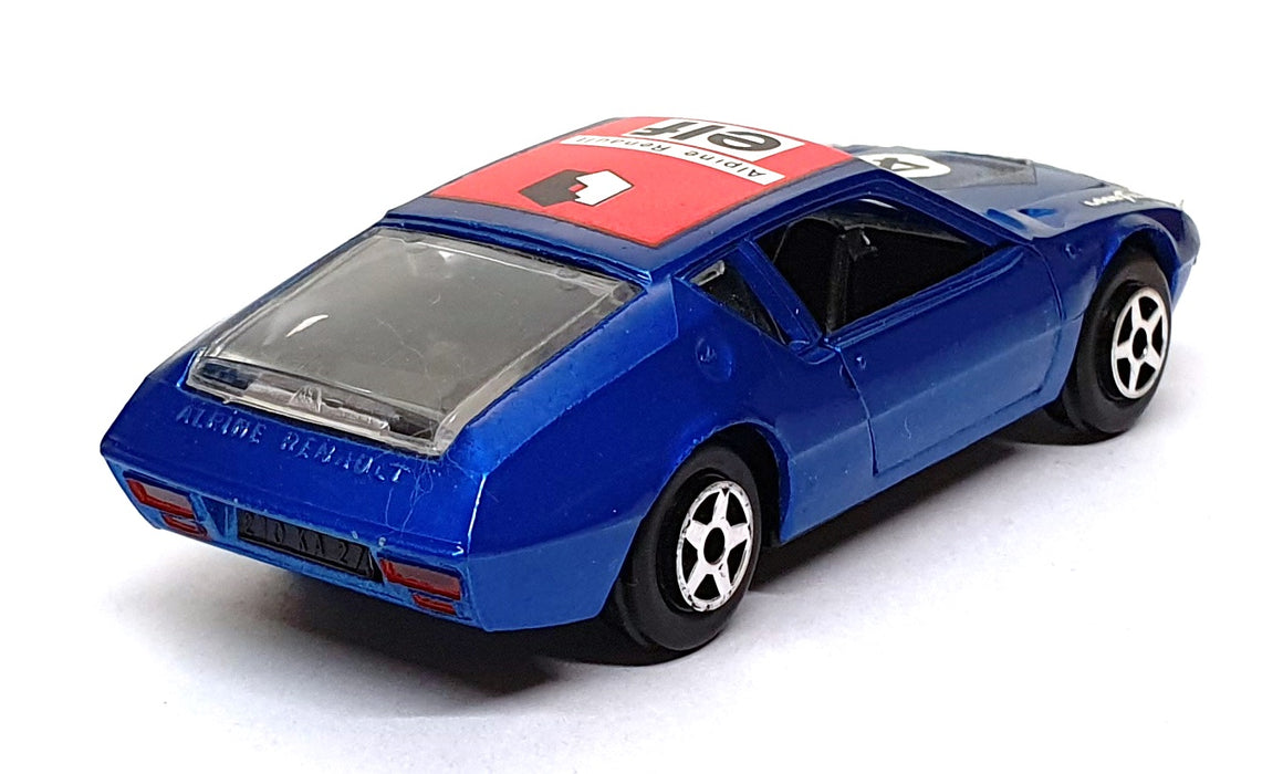 Norev Jet-Car 1/43 Scale 855 - Alpine A310 Rally Car #4 - Met. Blue
