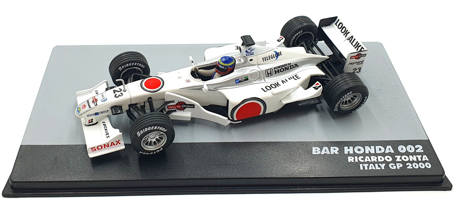 Atlas Editions 1/43 Scale 20219X - F1 Bar Honda 002 Italy GP 2000 Zonta