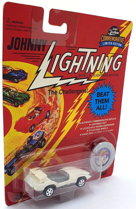 Johnny Lightning 1/64 Scale 100-142 - The Challengers White Lightning - White