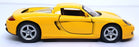 Kinsmart 1/32 Scale Pull Back & Go TY1239 - Porsche Carrera - Yellow/Brown